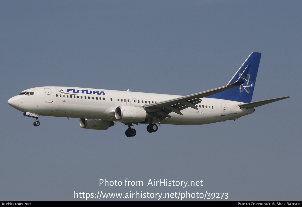 Aircraft Photo of EI-DJU | Boeing 737-86N | Futura International Airways | AirHistory.net #39273