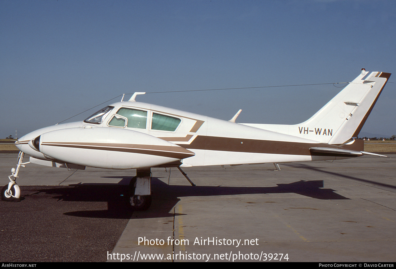 Aircraft Photo of VH-WAN | Cessna 310D | AirHistory.net #39274