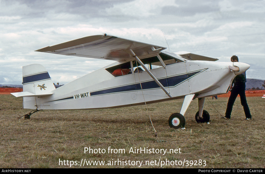 Aircraft Photo of VH-WAT | Wittman W-8 Tailwind | AirHistory.net #39283