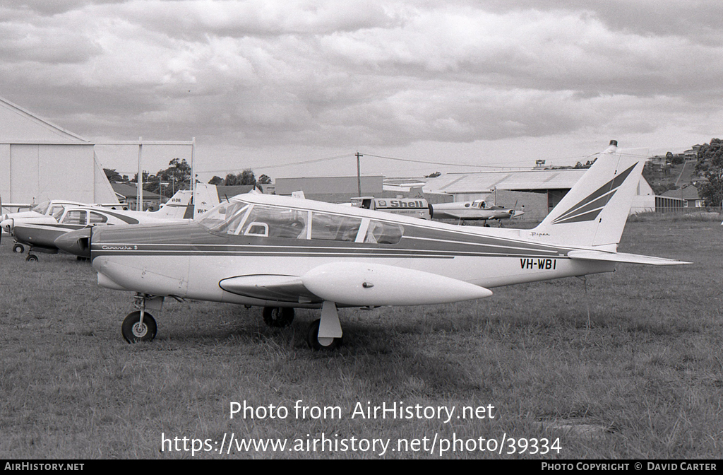 Aircraft Photo of VH-WBI | Piper PA-24-260 Comanche B | AirHistory.net #39334