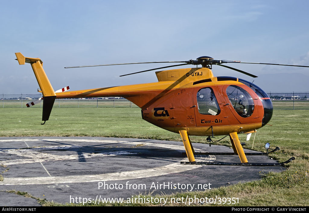 Aircraft Photo of C-GYAJ | Hughes 500D (369D) | Terr-Air | AirHistory.net #39351