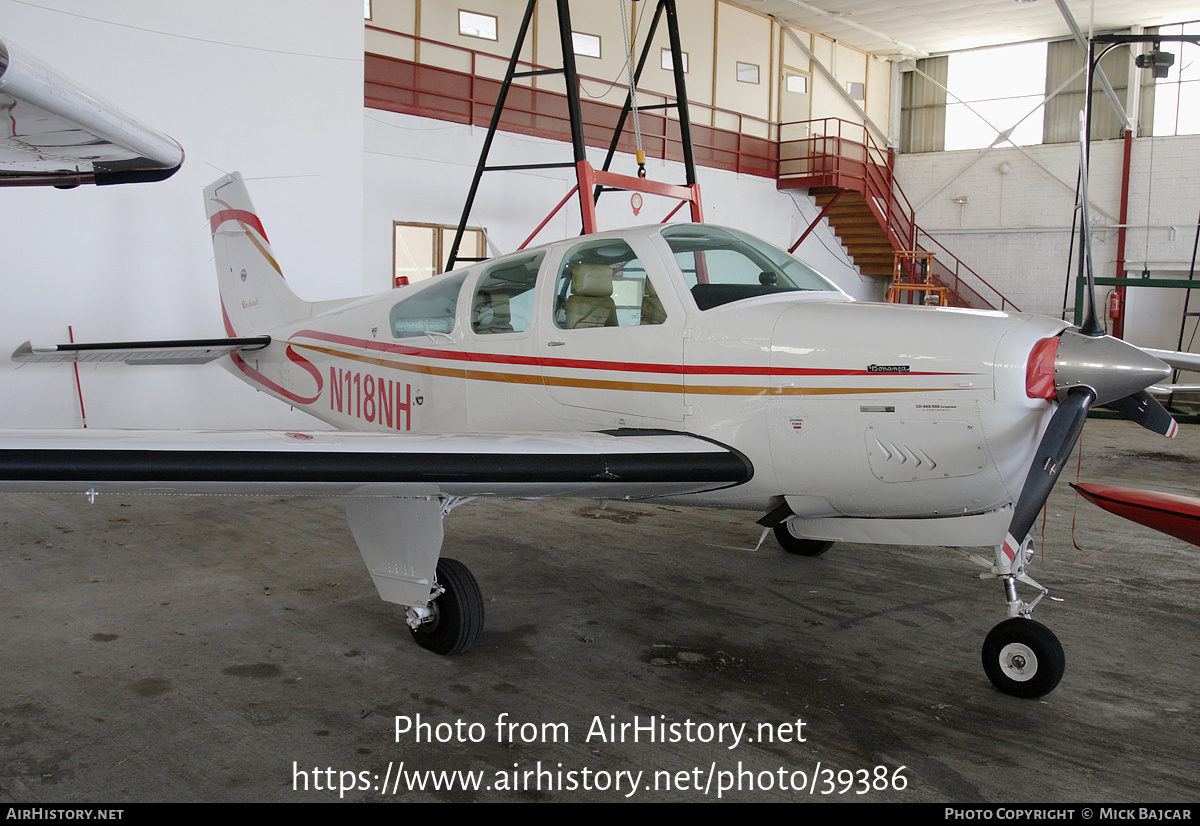 Aircraft Photo of N118NH | Beech F33A Bonanza | AirHistory.net #39386