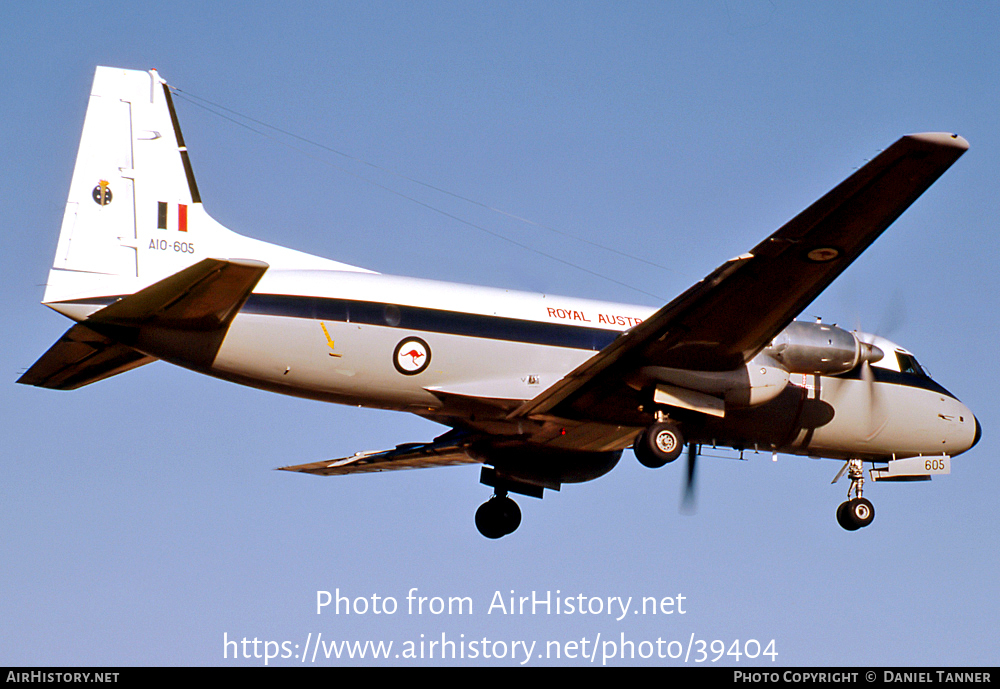 Aircraft Photo of A10-605 | Hawker Siddeley HS-748 Srs2/228 | Australia - Air Force | AirHistory.net #39404