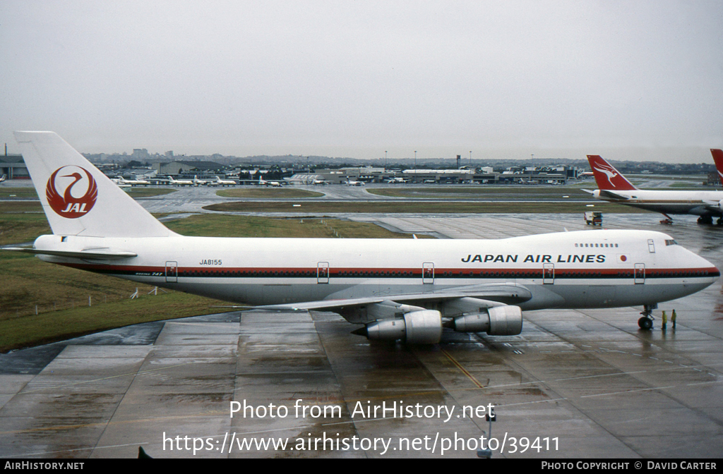 Aircraft Photo of JA8155 | Boeing 747-246B | Japan Air Lines - JAL | AirHistory.net #39411