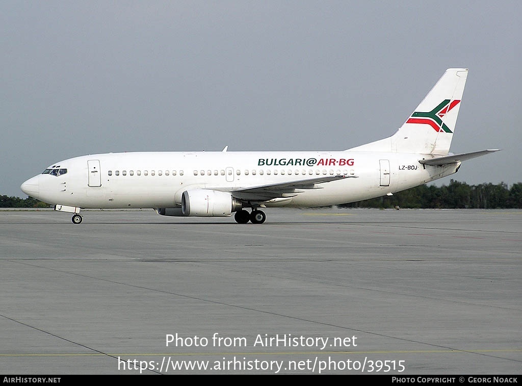 Aircraft Photo of LZ-BOJ | Boeing 737-3L9 | Bulgaria Air | AirHistory.net #39515