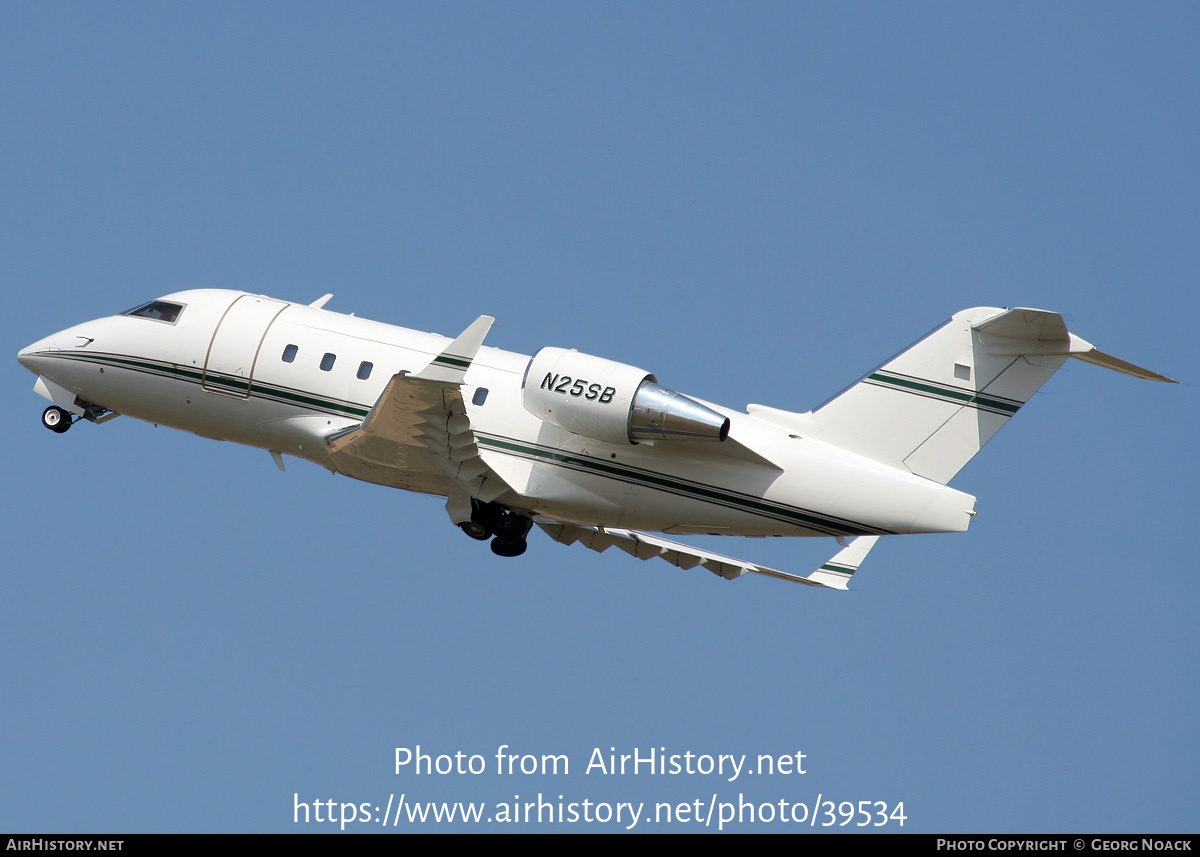 Aircraft Photo of N25SB | Canadair Challenger 601-3A (CL-600-2B16) | AirHistory.net #39534