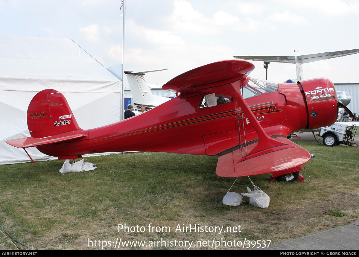 Aircraft Photo of N69H | Beech UC-43 (D17S) | AirHistory.net #39537