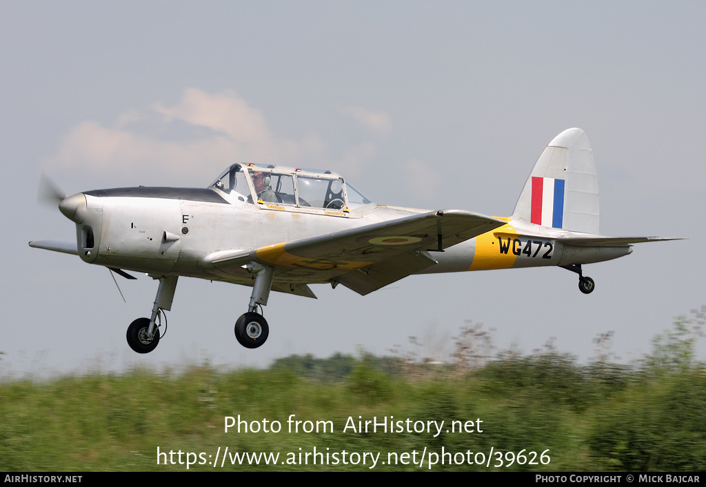 Aircraft Photo of G-AOTY / WG472 | De Havilland DHC-1 Chipmunk Mk22 | UK - Air Force | AirHistory.net #39626