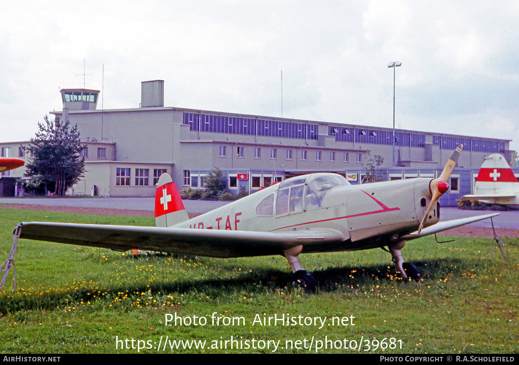 Aircraft Photo of HB-TAF | Benes-Mraz M-1C Sokol | AirHistory.net #39681