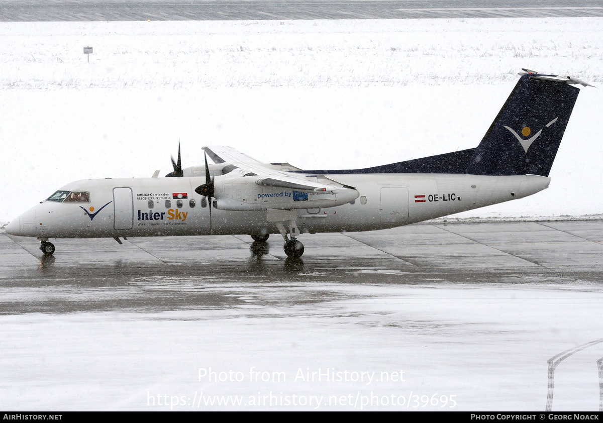 Aircraft Photo of OE-LIC | Bombardier DHC-8-314Q Dash 8 | InterSky | AirHistory.net #39695