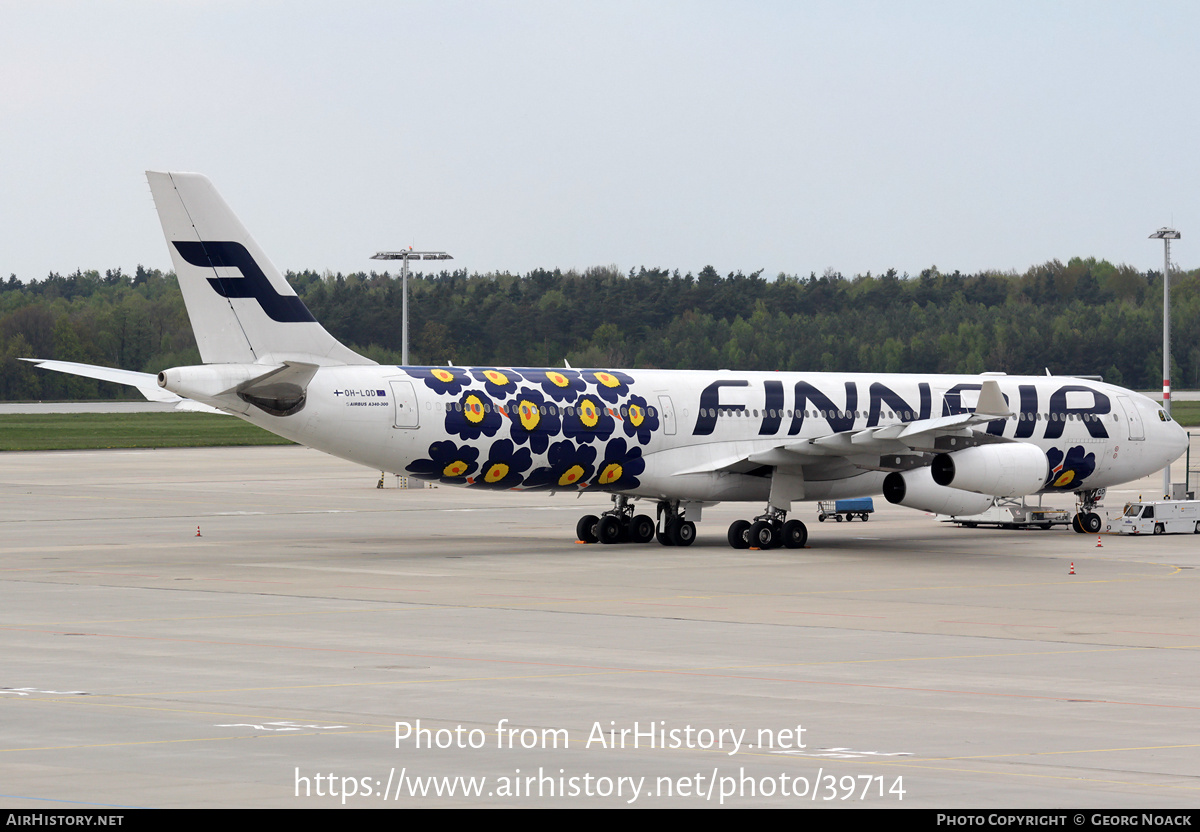 Aircraft Photo of OH-LQD | Airbus A340-313 | Finnair | AirHistory.net #39714