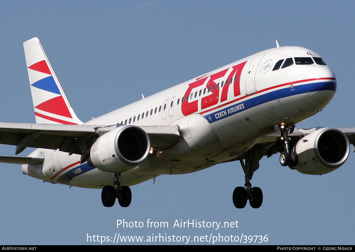 Aircraft Photo of OK-LEG | Airbus A320-214 | ČSA - Czech Airlines | AirHistory.net #39736