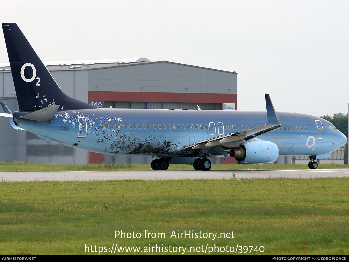 Aircraft Photo of OK-TVC | Boeing 737-86Q | Travel Service | AirHistory.net #39740