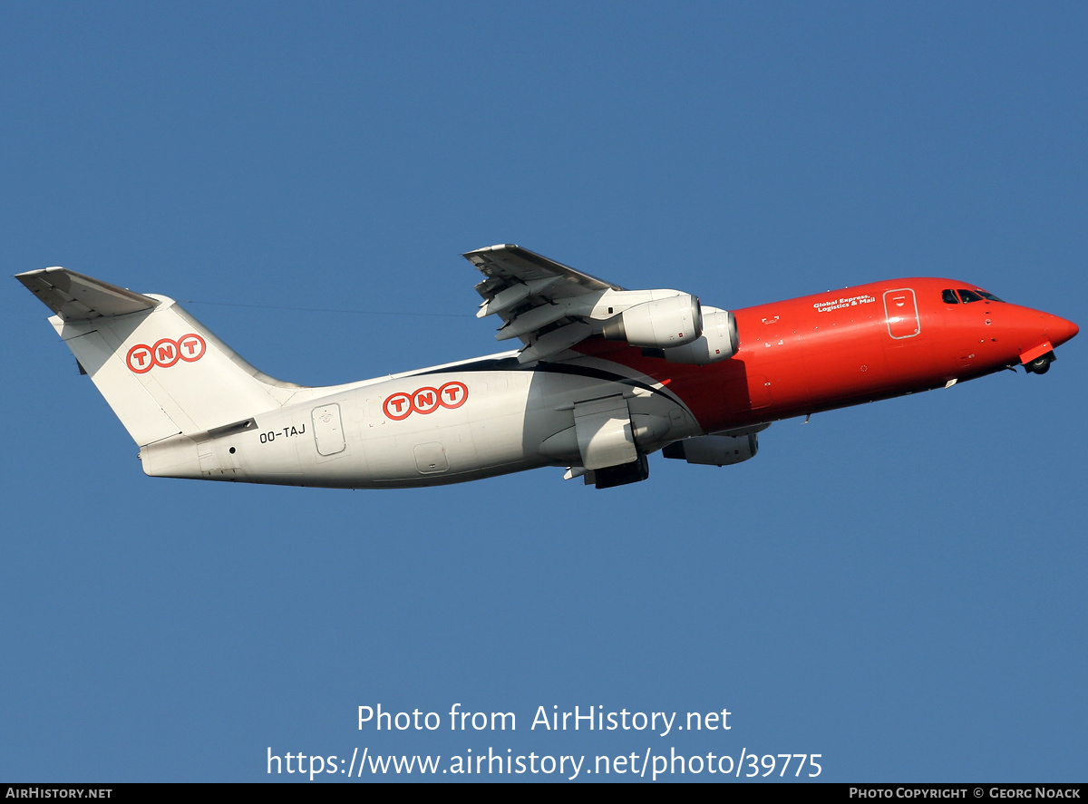 Aircraft Photo of OO-TAJ | British Aerospace BAe-146-300QT Quiet Trader | TNT Airways | AirHistory.net #39775