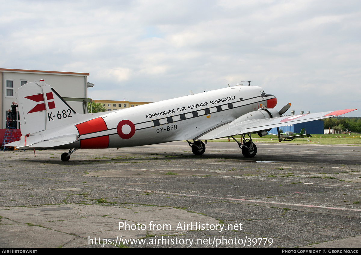 Aircraft Photo of OY-BPB / K-682 | Douglas C-47A Skytrain | Foreningen for Flyvende Museumsfly / DC-3 Vennerne | Denmark - Air Force | AirHistory.net #39779