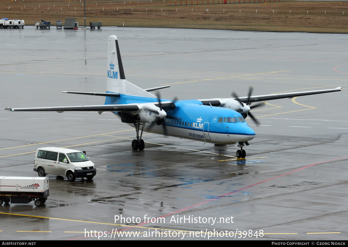 Aircraft Photo of PH-LXP | Fokker 50 | KLM Cityhopper | AirHistory.net #39848