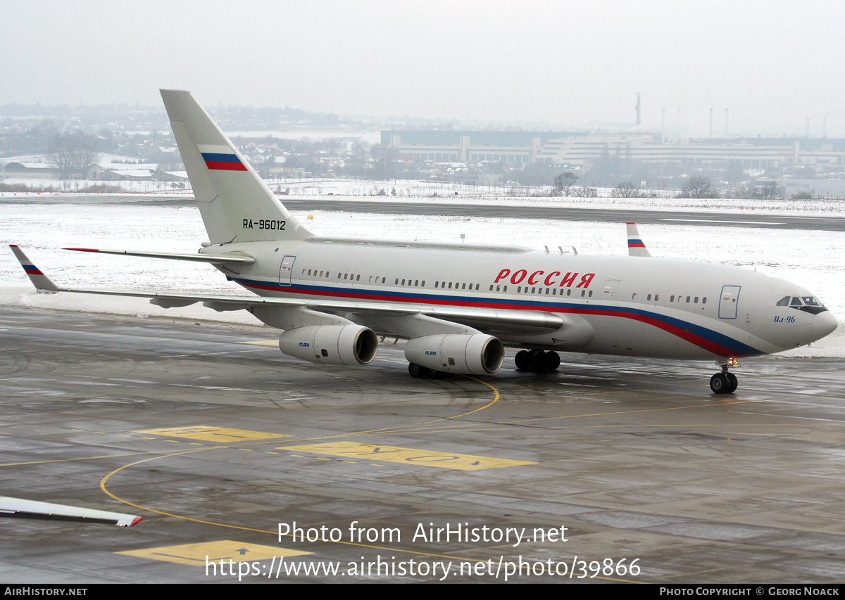 Aircraft Photo of RA-96012 | Ilyushin Il-96-300PU | Rossiya - Special Flight Detachment | AirHistory.net #39866