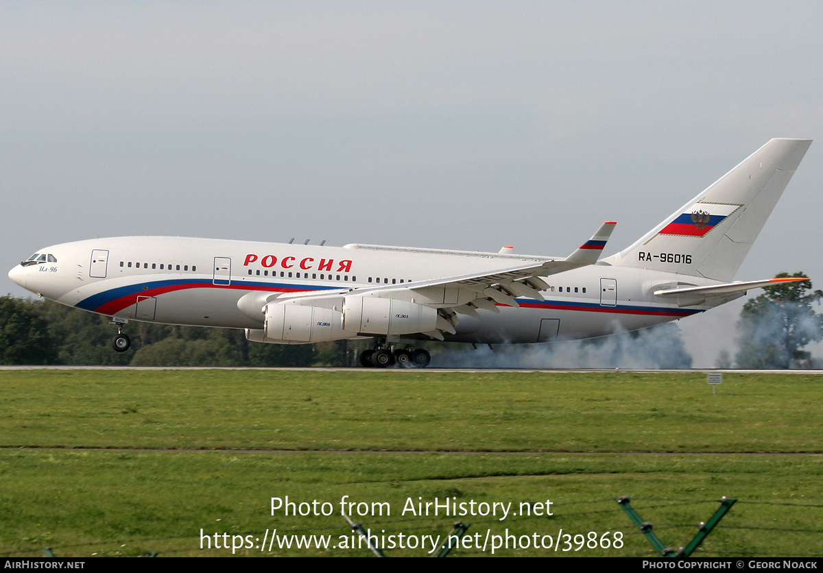 Aircraft Photo of RA-96016 | Ilyushin Il-96-300PU | Rossiya - Special Flight Detachment | AirHistory.net #39868