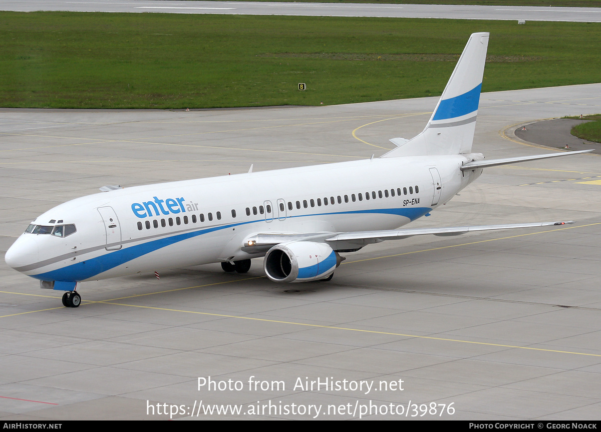 Aircraft Photo of SP-ENA | Boeing 737-4Q8 | Enter Air | AirHistory.net #39876