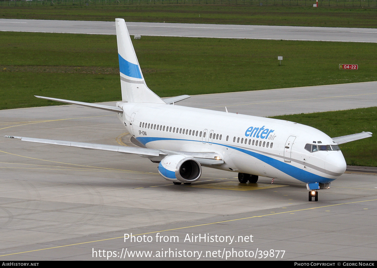 Aircraft Photo of SP-ENA | Boeing 737-4Q8 | Enter Air | AirHistory.net #39877