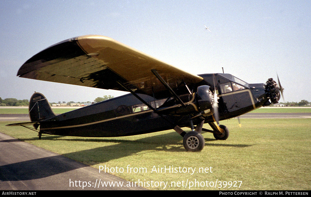 Aircraft Photo of N11170 / NC11170 | Stinson SM-6000-B Tri-Motor | AirHistory.net #39927