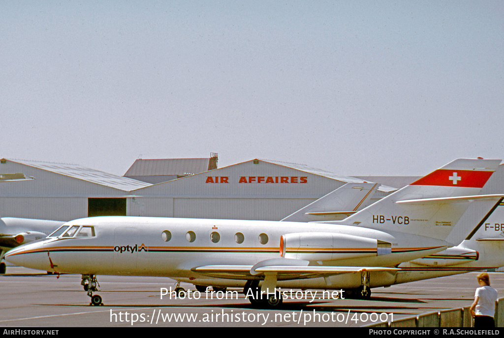 Aircraft Photo of HB-VCB | Dassault Falcon 20C | Optyl | AirHistory.net #40001