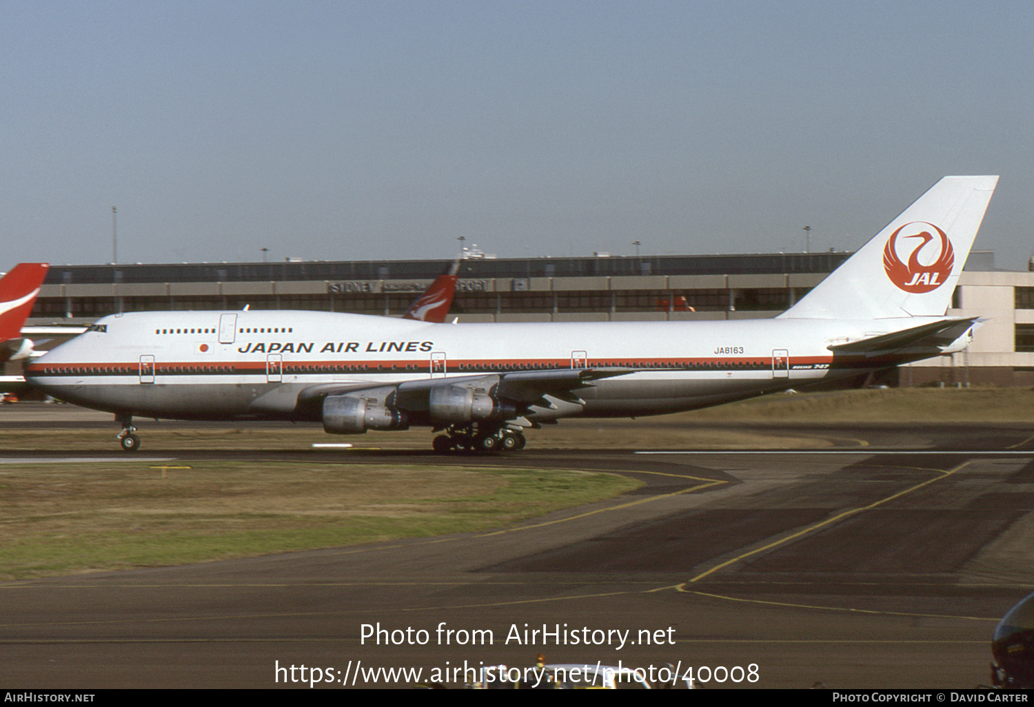 Aircraft Photo of JA8163 | Boeing 747-346 | Japan Air Lines - JAL | AirHistory.net #40008