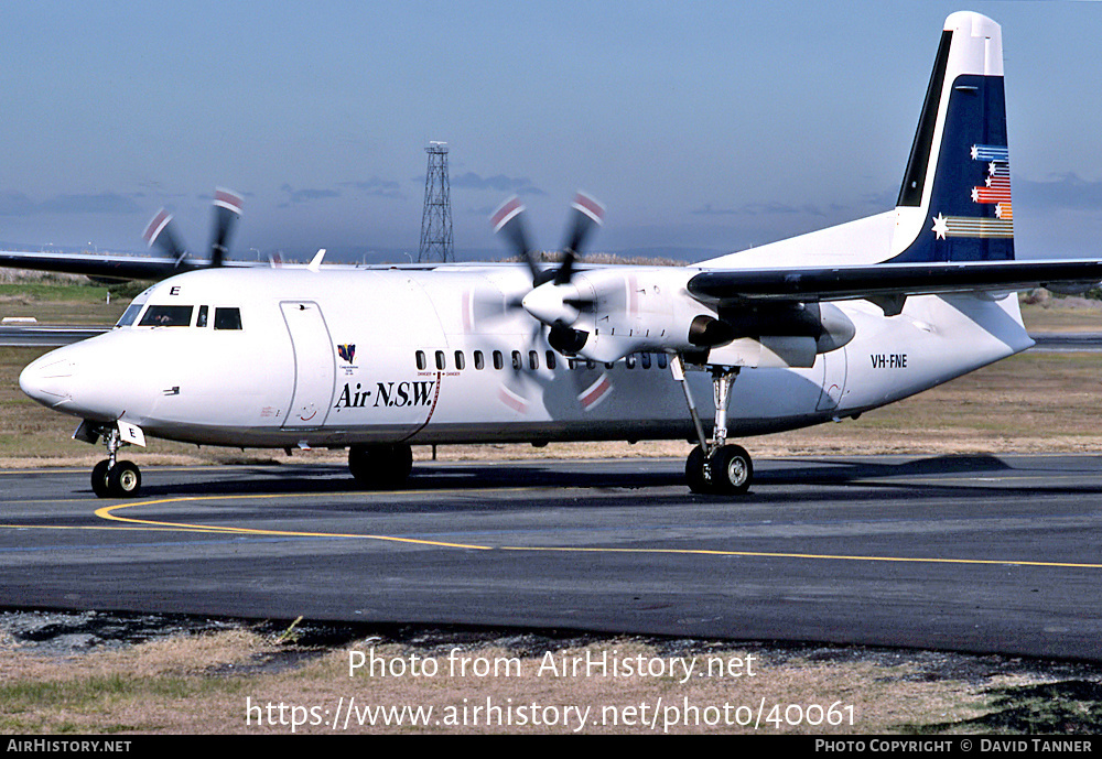 Aircraft Photo of VH-FNE | Fokker 50 | Air NSW | AirHistory.net #40061