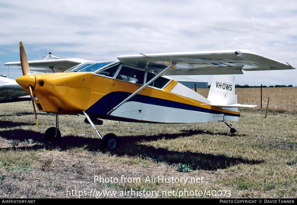 Aircraft Photo of VH-OWS | Wittman W-8 Tailwind | AirHistory.net #40073