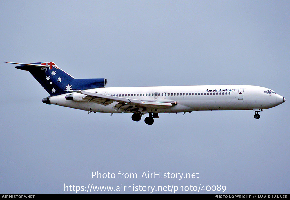 Aircraft Photo of VH-ANA | Boeing 727-277/Adv | Ansett Australia | AirHistory.net #40089