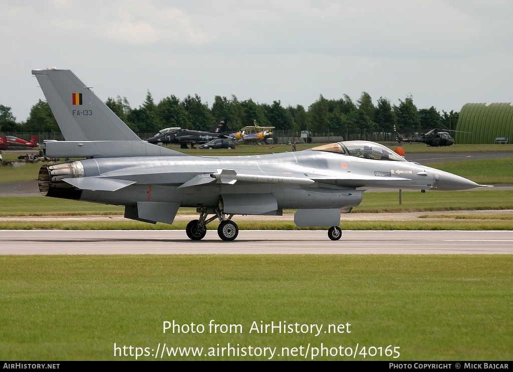 Aircraft Photo of FA-133 | General Dynamics F-16AM Fighting Falcon | Belgium - Air Force | AirHistory.net #40165