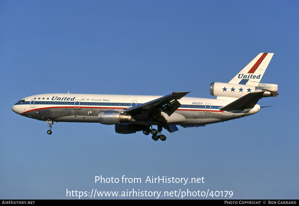 Aircraft Photo of N1825U | McDonnell Douglas DC-10-10 | United Airlines | AirHistory.net #40179