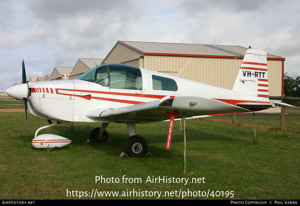 Aircraft Photo of VH-RTT | Grumman American AA-1B Trainer | AirHistory.net #40195