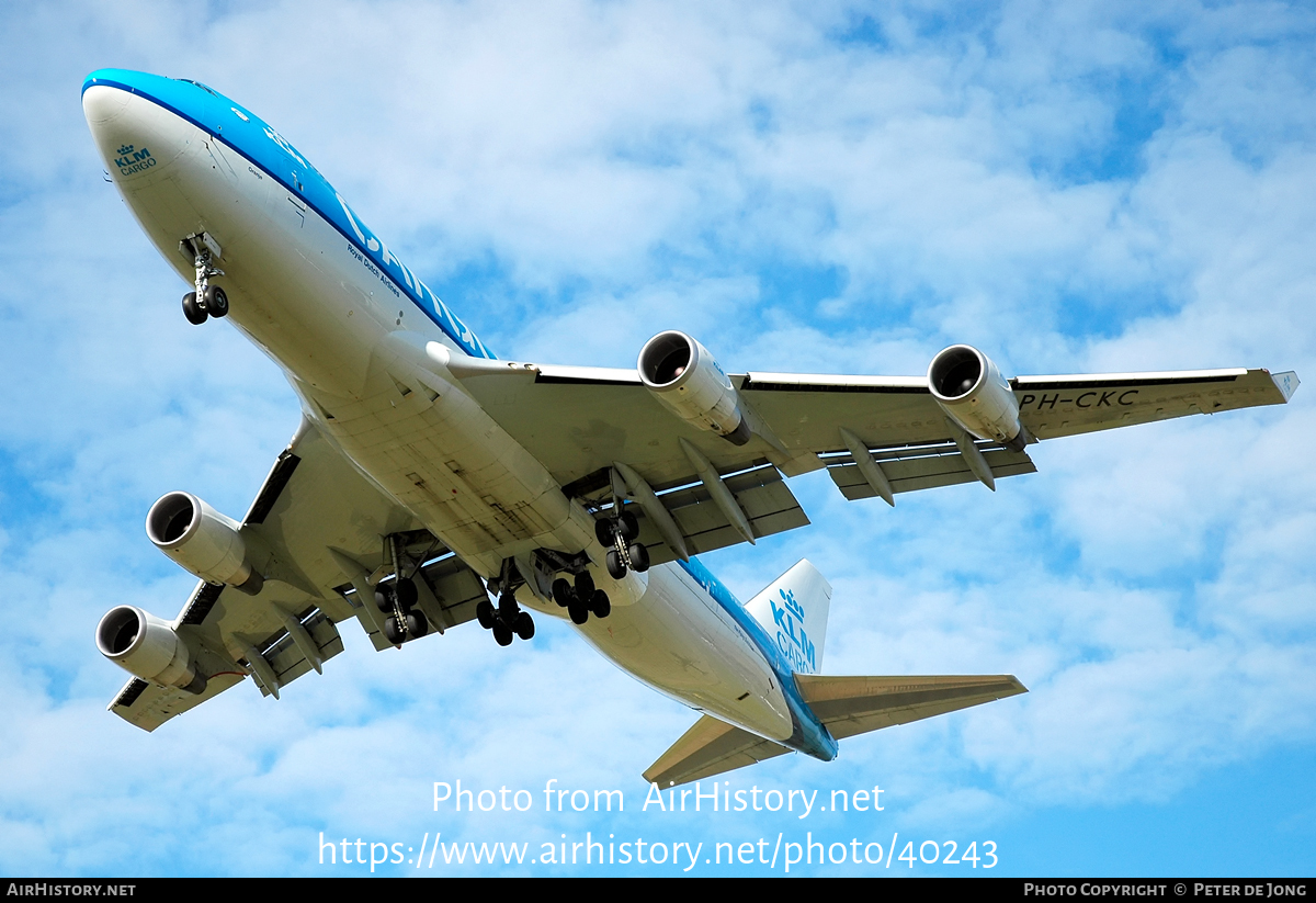 Aircraft Photo of PH-CKC | Boeing 747-406F/ER/SCD | KLM - Royal Dutch Airlines Cargo | AirHistory.net #40243