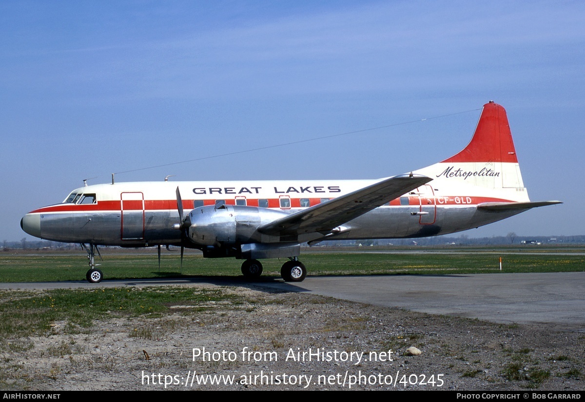 Aircraft Photo of CF-GLD | Convair 440-11 Metropolitan | Great Lakes Airlines | AirHistory.net #40245