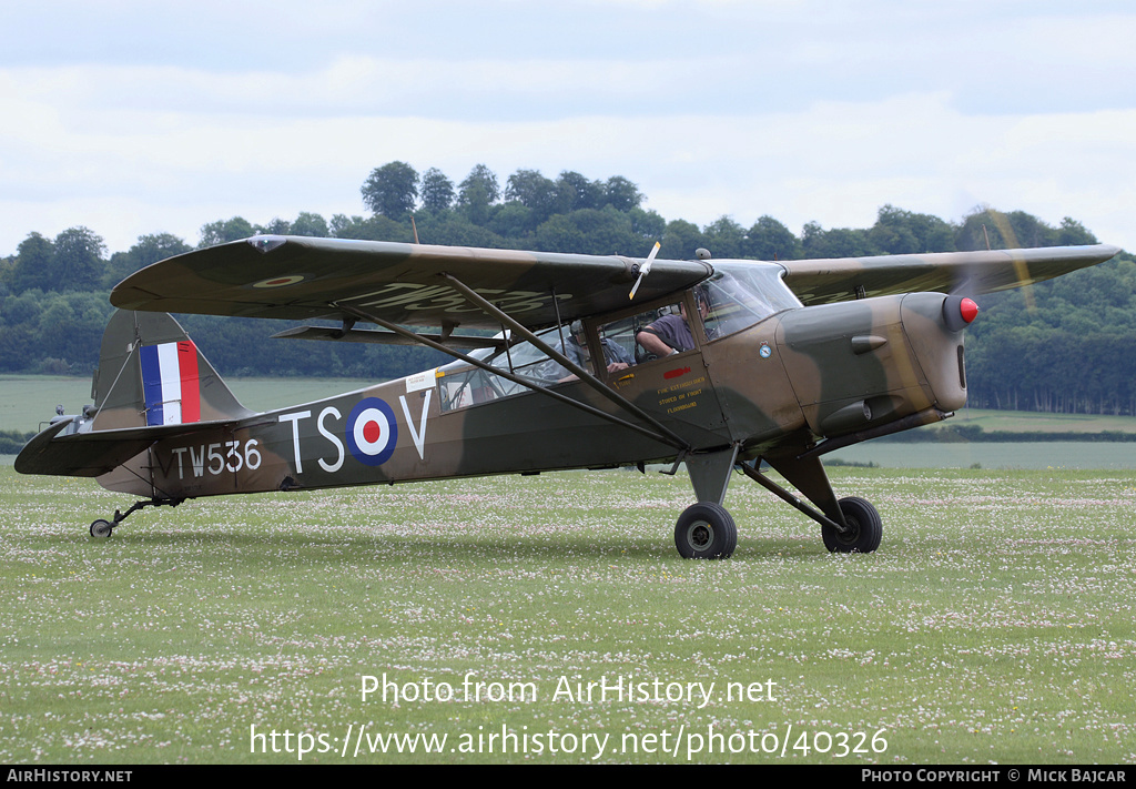Aircraft Photo of G-BNGE / TW536 | Auster K Auster AOP6 | UK - Army | AirHistory.net #40326