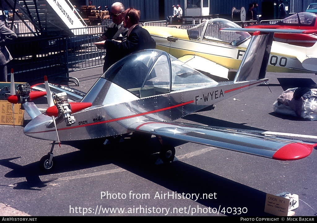 Aircraft Photo of F-WYEA | Colomban MC-15 Cri-Cri | AirHistory.net #40330