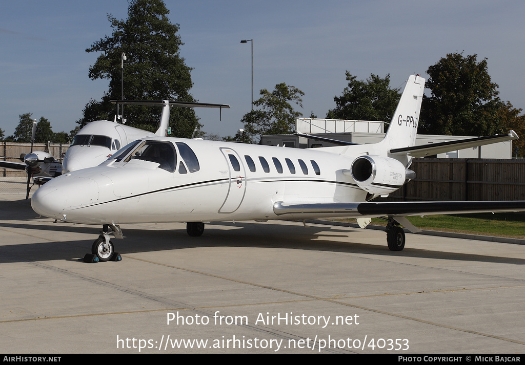 Aircraft Photo of G-PPLC | Cessna 560 Citation V | AirHistory.net #40353