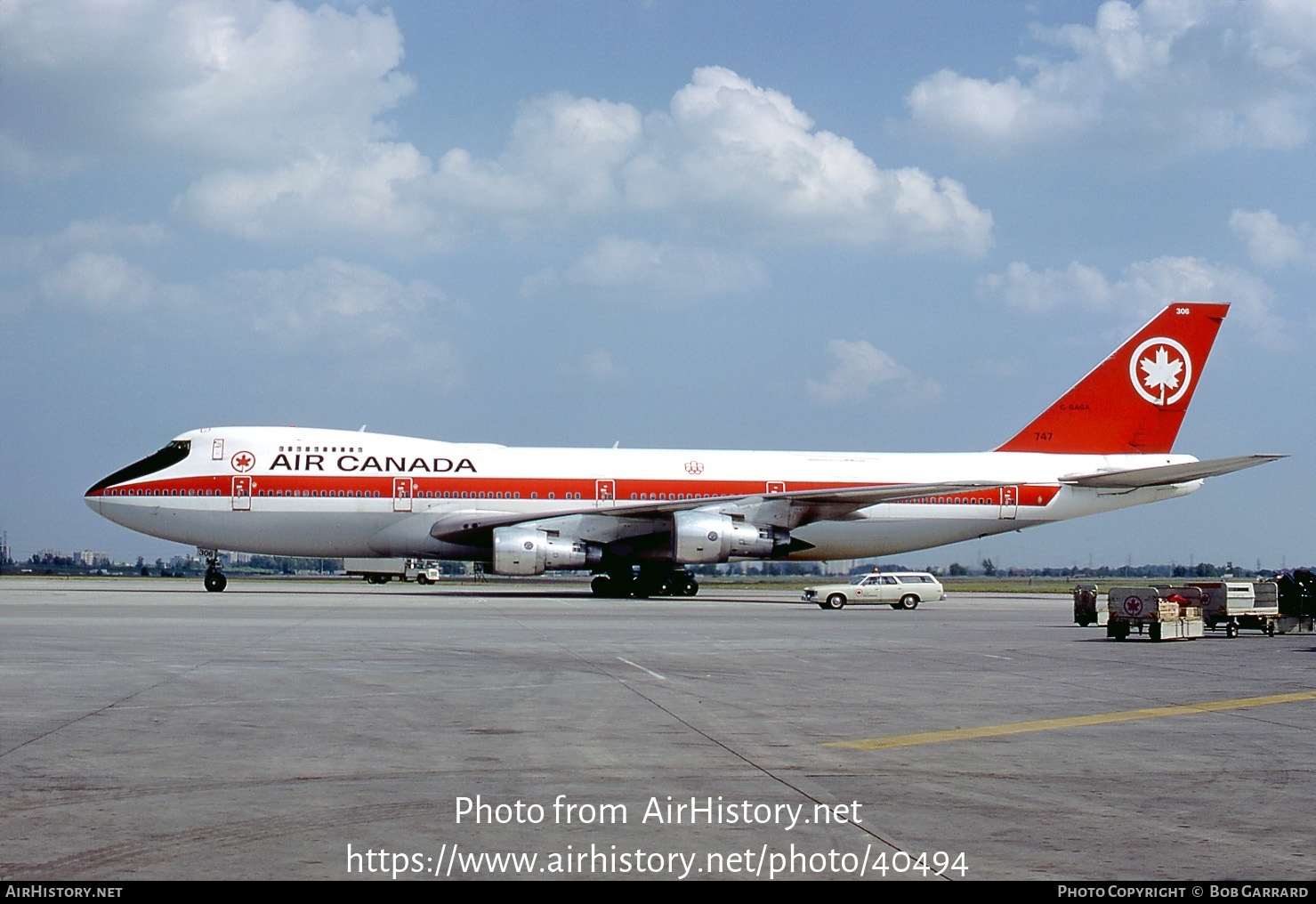 Aircraft Photo of C-GAGA | Boeing 747-233BM | Air Canada | AirHistory.net #40494