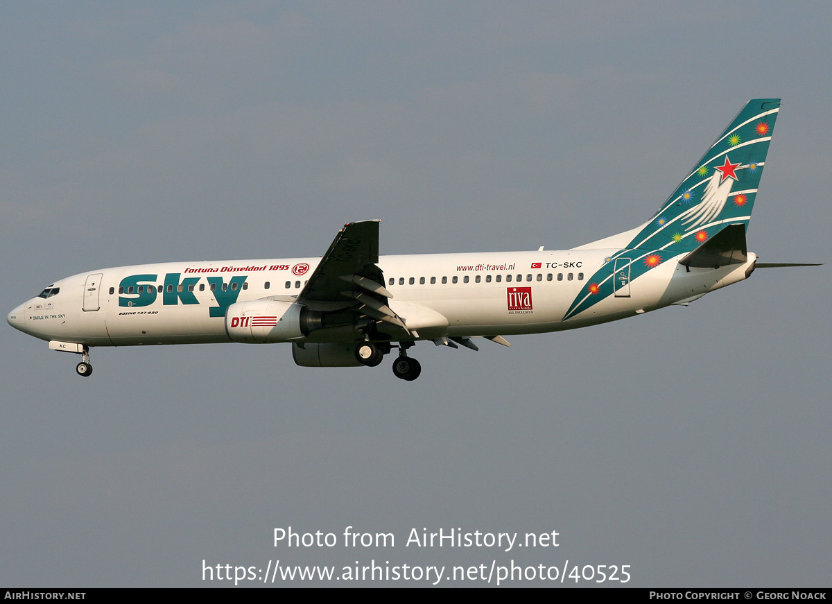 Aircraft Photo of TC-SKC | Boeing 737-85F | Sky Airlines | AirHistory ...