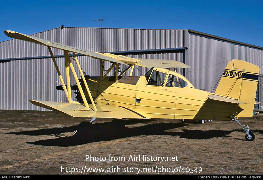 Aircraft Photo of VH-ADB | Grumman G-164A Super Ag-Cat | AirHistory.net #40549