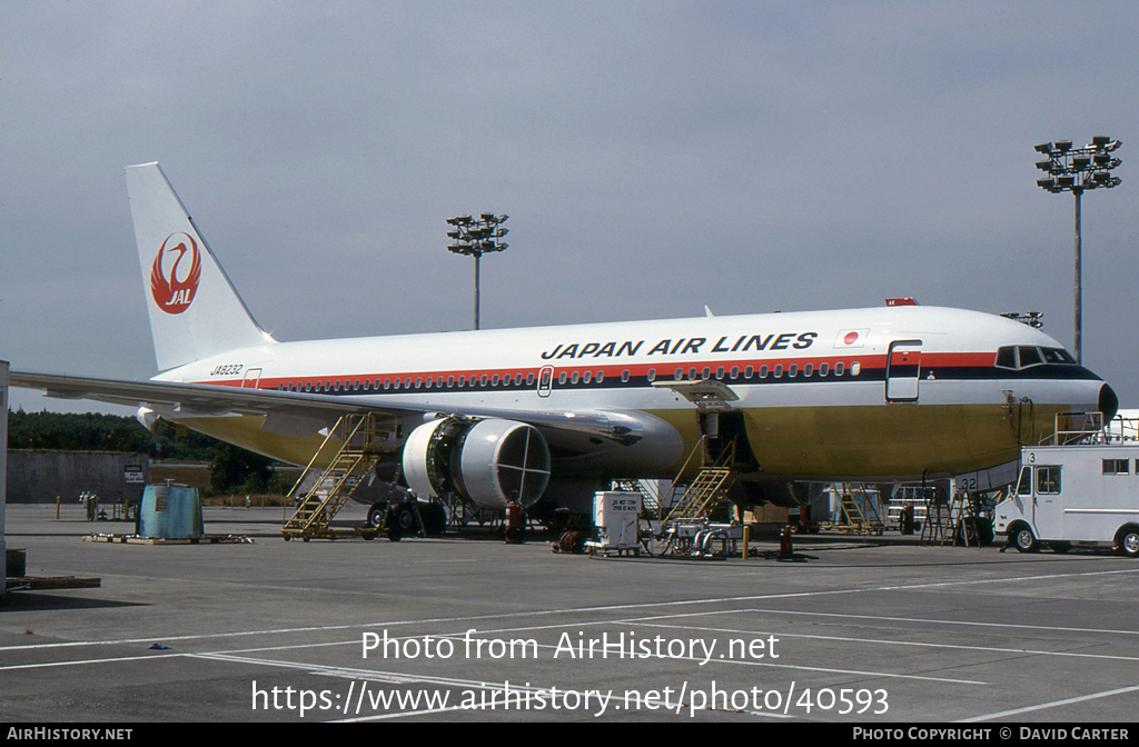 Aircraft Photo of JA8232 | Boeing 767-246 | Japan Air Lines - JAL | AirHistory.net #40593