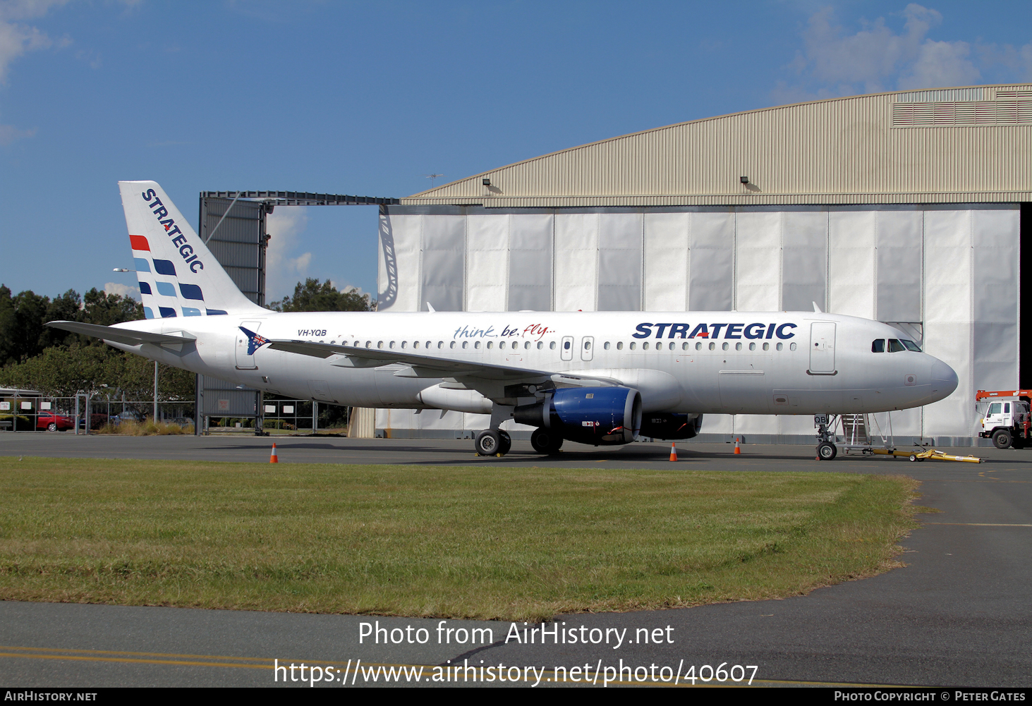 Aircraft Photo of VH-YQB | Airbus A320-212 | Strategic Airlines | AirHistory.net #40607