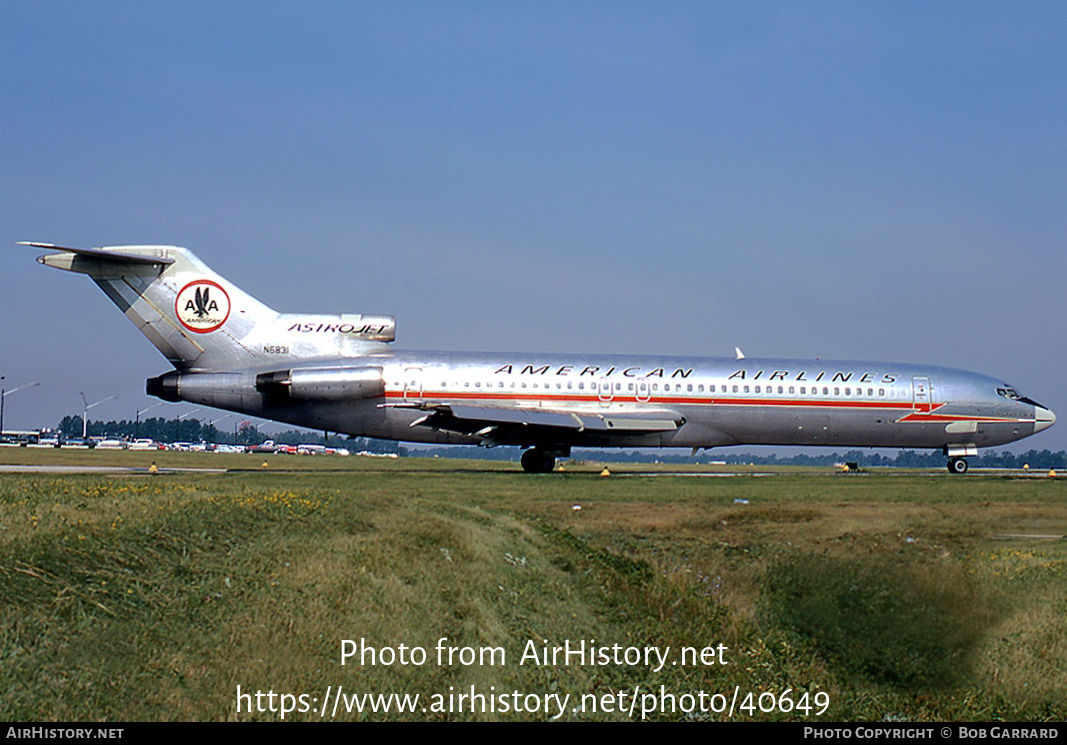 Aircraft Photo of N6831 | Boeing 727-223 | American Airlines | AirHistory.net #40649