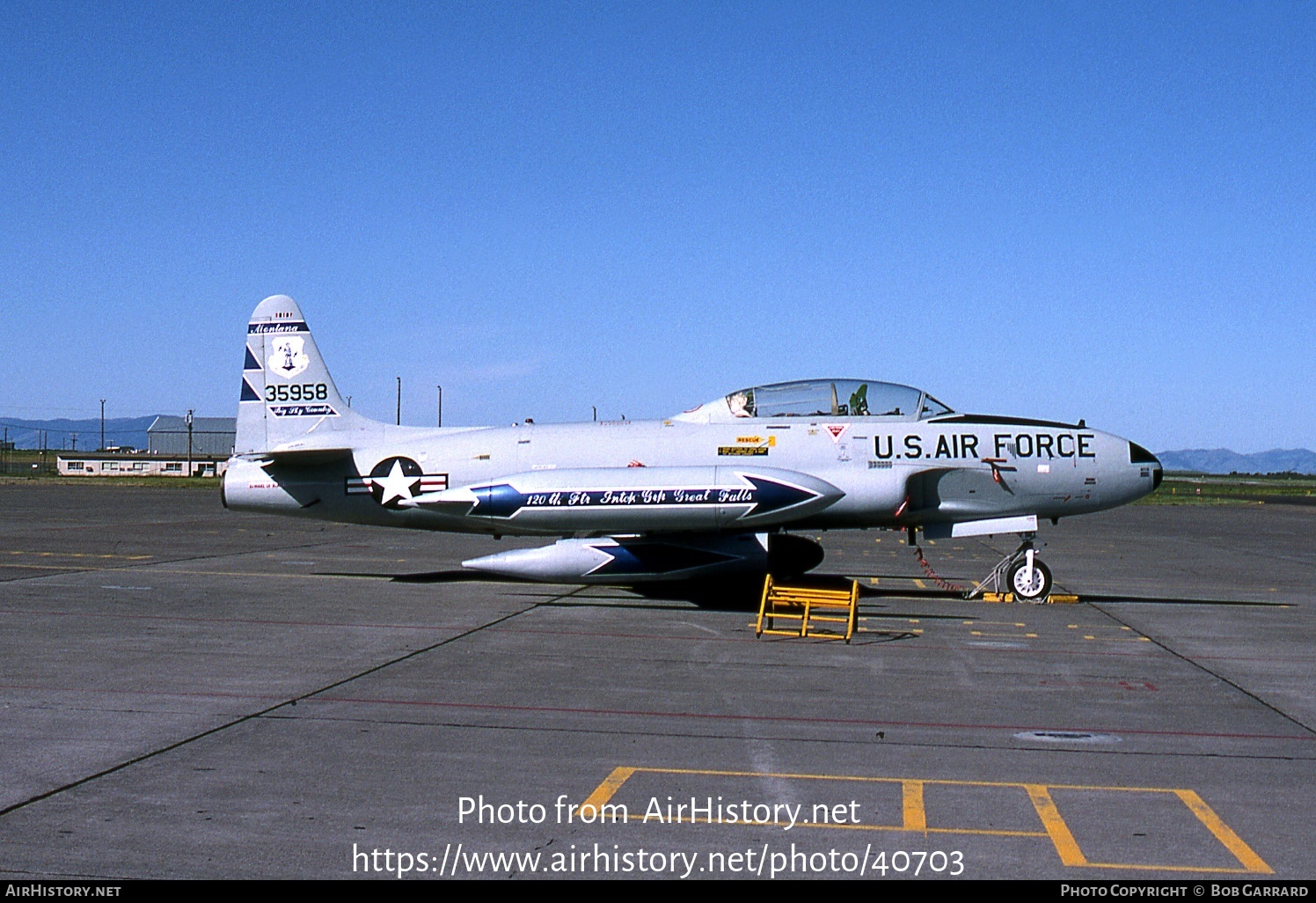 Aircraft Photo of 53-5958 / 35958 | Lockheed T-33A | USA - Air Force | AirHistory.net #40703