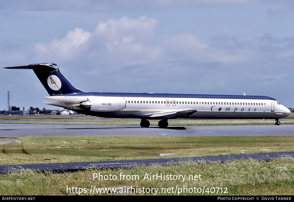 Aircraft Photo of VH-LNL | McDonnell Douglas MD-82 (DC-9-82) | Compass Airlines | AirHistory.net #40712