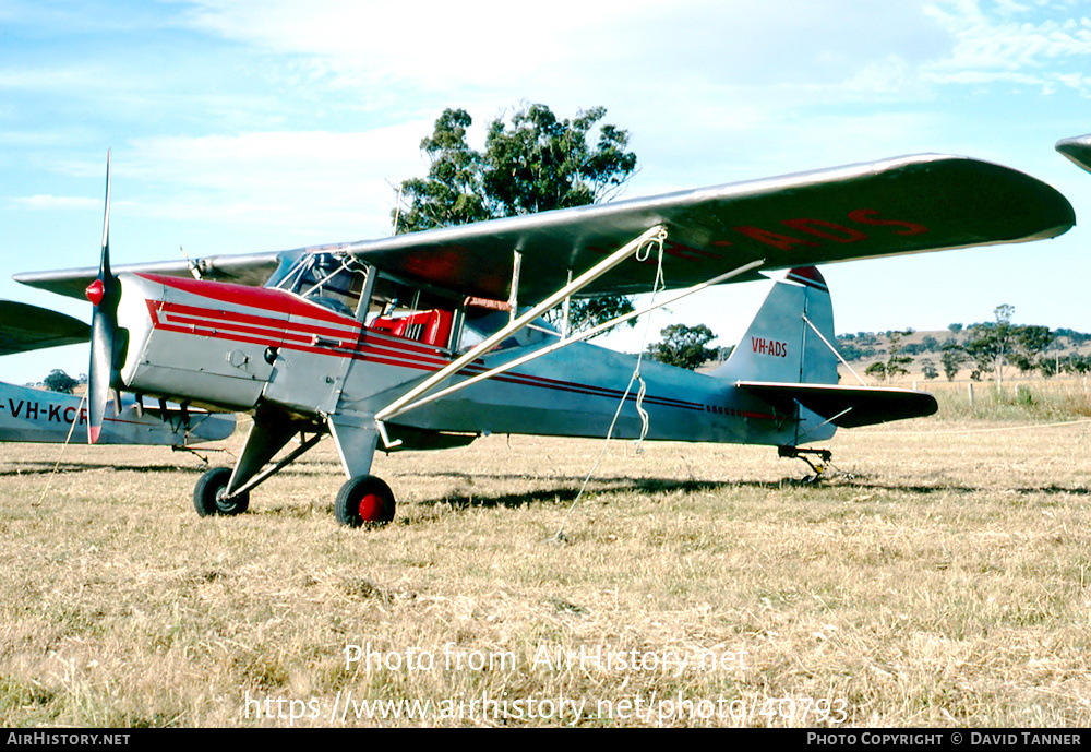 Aircraft Photo of VH-ADS | Auster J-5 Adventurer | AirHistory.net #40793