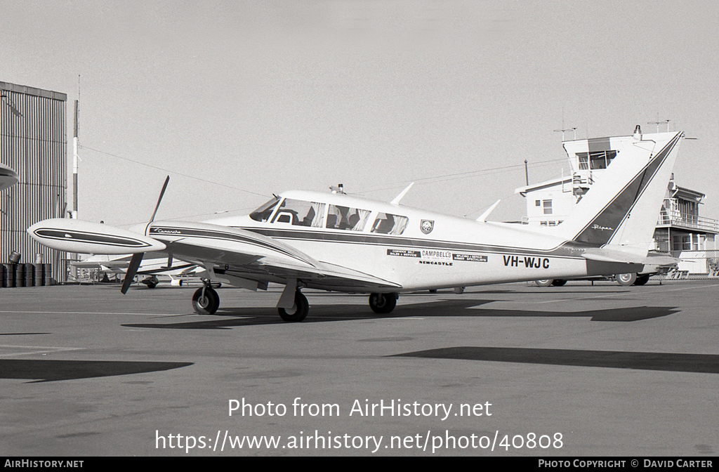 Aircraft Photo of VH-WJC | Piper PA-30-160 Twin Comanche C | Campbell's Belting Service | AirHistory.net #40808