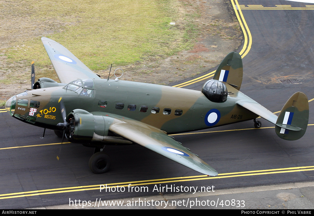 Aircraft Photo of VH-KOY / A16-112 | Lockheed 414 Hudson Mk.III | Australia - Air Force | AirHistory.net #40833