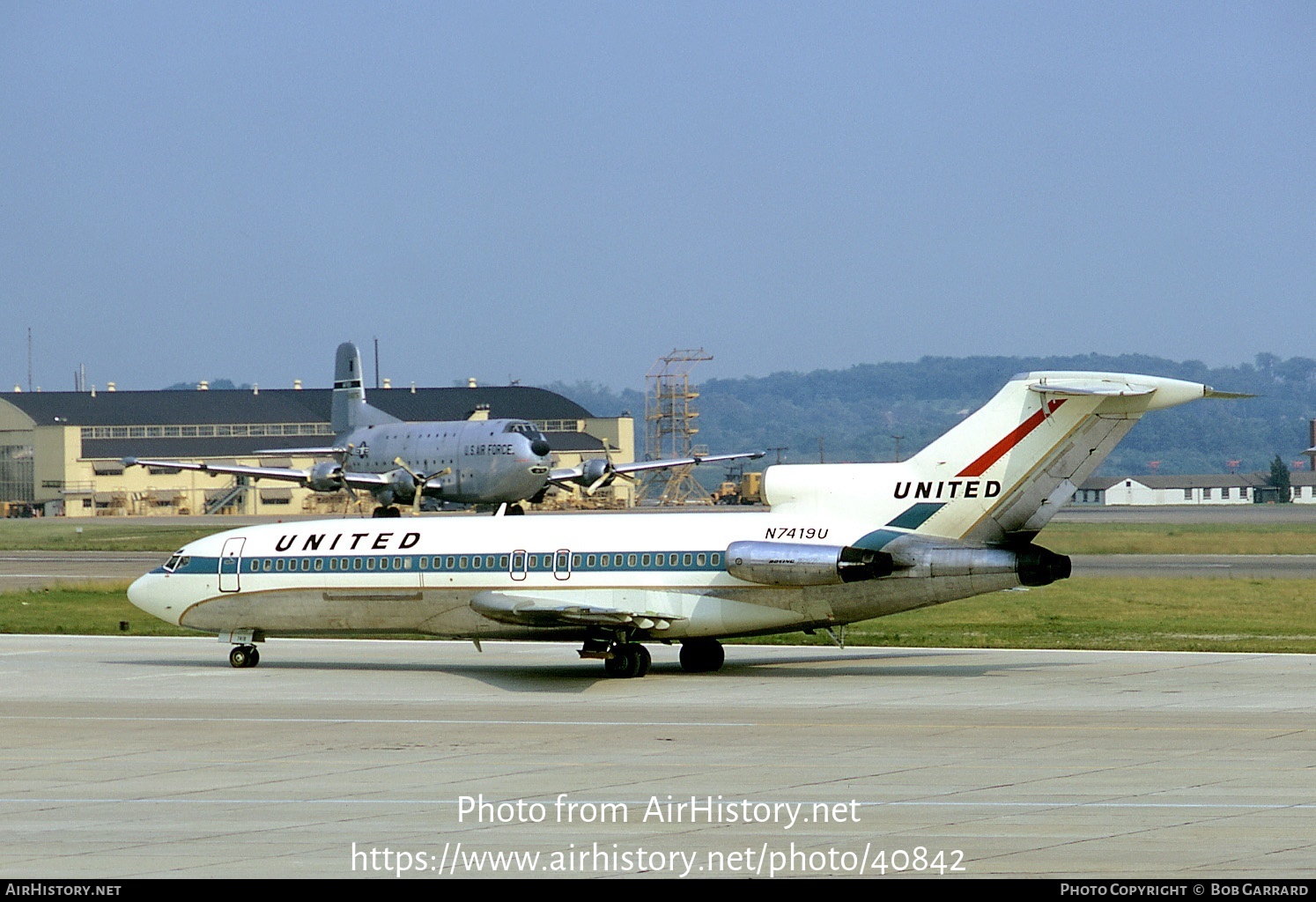 Aircraft Photo of N7419U | Boeing 727-22C | United Air Lines | AirHistory.net #40842